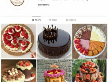 1K Desserts Cakes Instagram Account for sale
