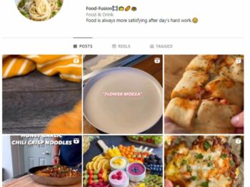 1K Nutrition Food Instagram Account for sale