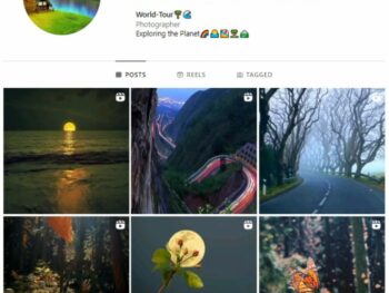 1K Travel Nature Instagram Account for sale