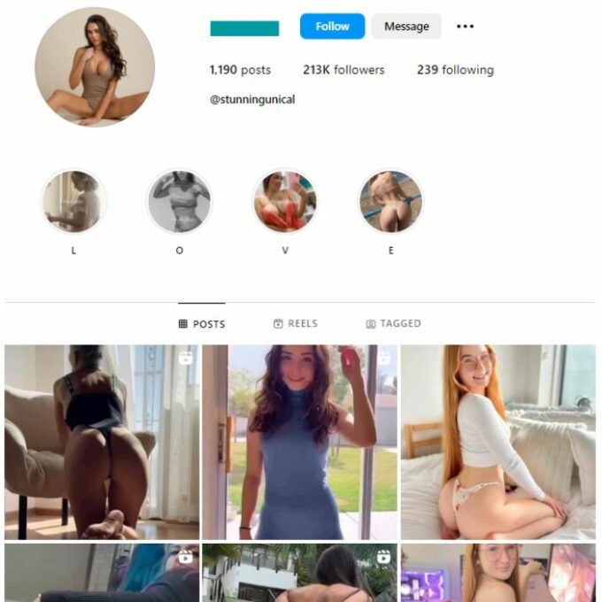 210K Babes Models Instagram Account for sale