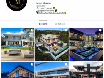 2K Real Estate Mansions Instagram Account for sale