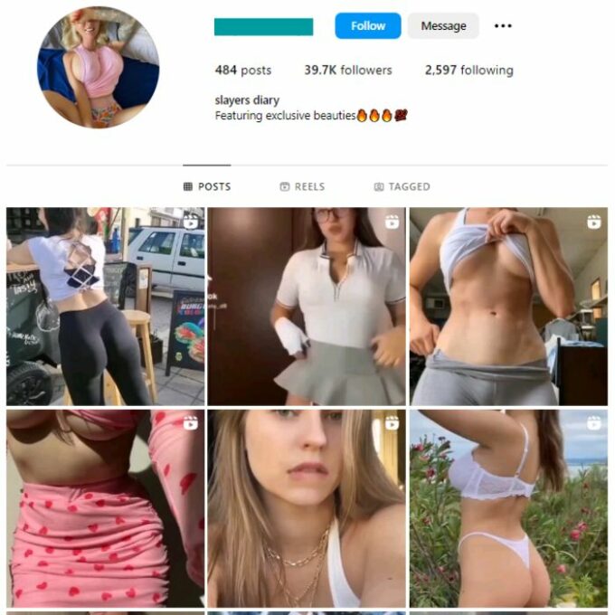 39K Babes Models Instagram Account for sale