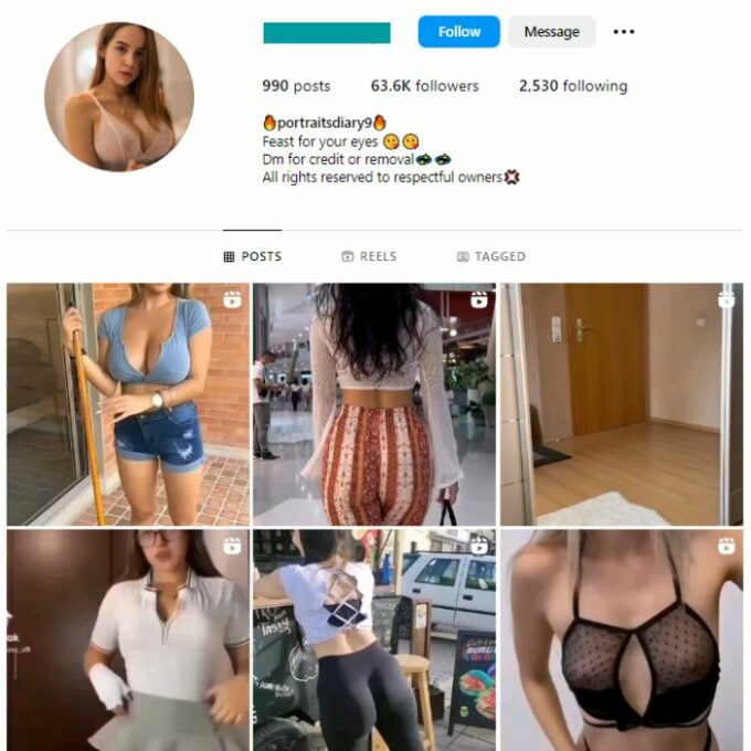 60K Babes Models Instagram Account for sale