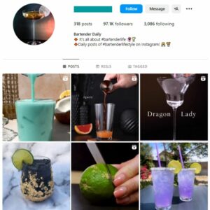 95K Beverages Alcohol Instagram Account for sale