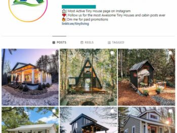 105K Tiny Houses Instagram Account for sale