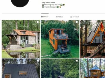 14K Outdoor Tiny House Instagram Account for Sale
