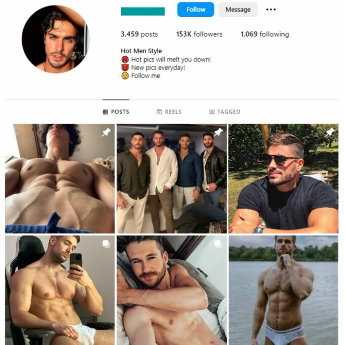 150K Male Model Instagram Account for sale