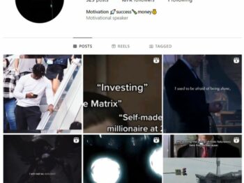 180K Business Motivation Instagram Account for sale