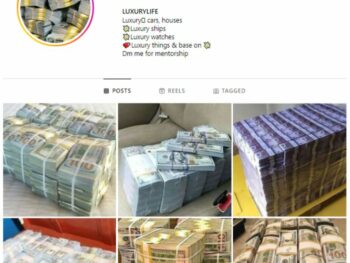 19K Money Motivation Instagram Account for sale