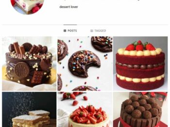 1K Desserts Cakes Instagram Account for sale
