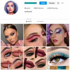 1K Makeup Beauty Instagram Account for sale