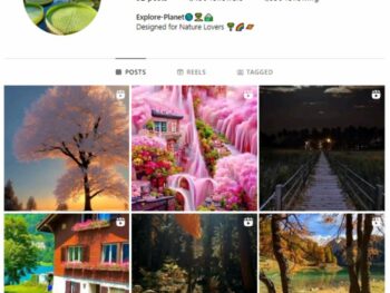 1K Travel Destinations Instagram Account for sale
