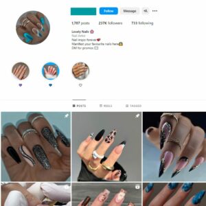 230K Fashion Nails Instagram Account for Sale