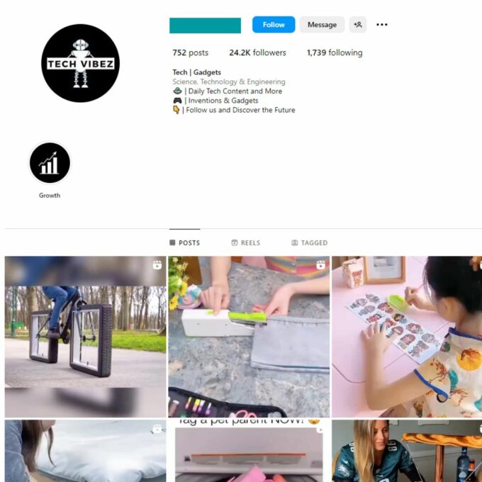 24K Tech Gadgets Instagram Account for Sale