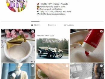 250K DIY Crafts Instagram Account for sale