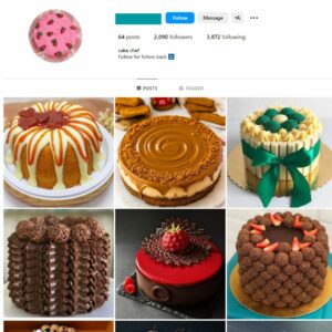 2K Cake Chef Instagram Account for Sale