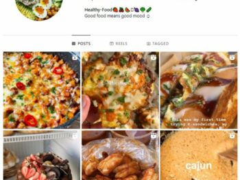 2K Healthy Food Instagram Account for sale