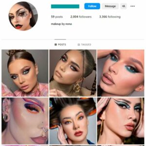 2K Makeup Beauty Instagram Account for sale