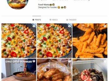 2K Nutrition Food Instagram Account for sale