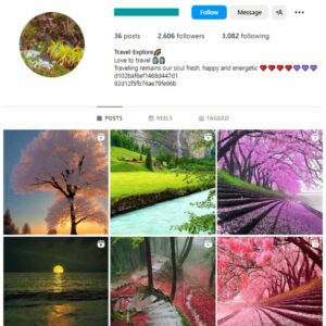 2K Travel Destinations Instagram Account for sale