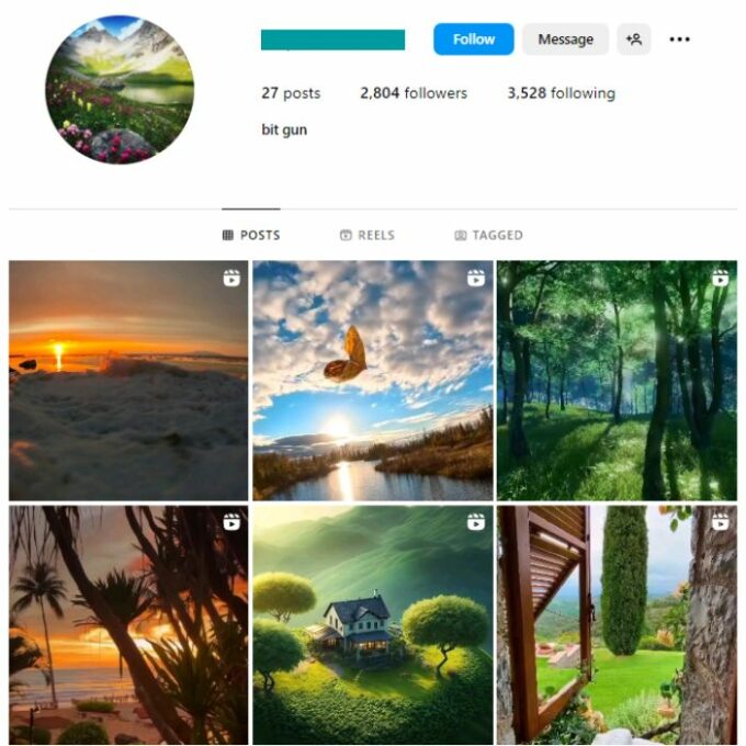 2K Travel Destinations Instagram Account for sale