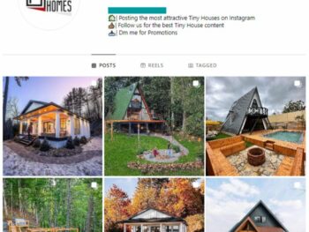 30K Tiny Houses Instagram Account for sale