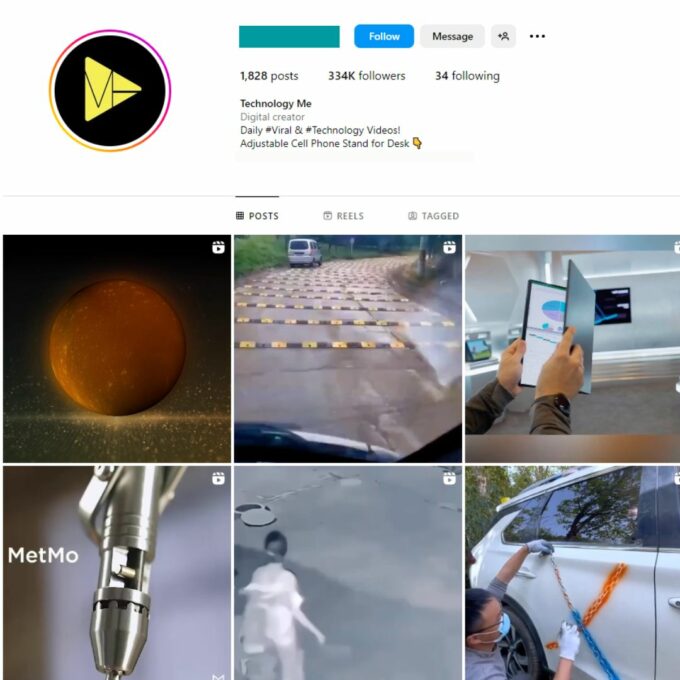 330K Tech Gadgets Instagram Account for Sale