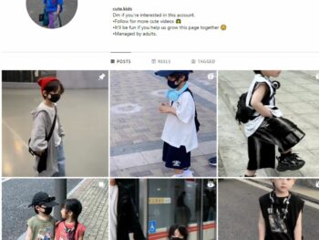 340K Kids Fashion Instagram Account for Sale