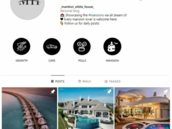 35K Luxury Homes Instagram Account for sale
