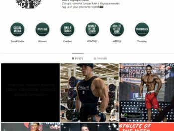 35K Men's Physique Instagram Account for Sale