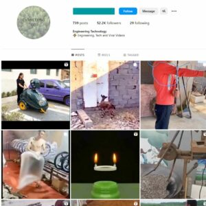 50K Tech Engineering Instagram Account for Sale
