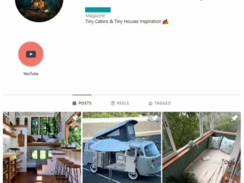 640K Architecture Tiny Houses Instagram Account for sale