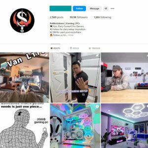 90K Setup Gaming Instagram Account for Sale
