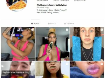 95K Food ASMR Instagram Account for sale
