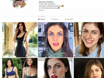 Buy Alexandra Daddario Instagram Account with 60K Followers