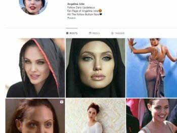 Buy Angelina Jolie Fan Instagram Account with 140K Followers