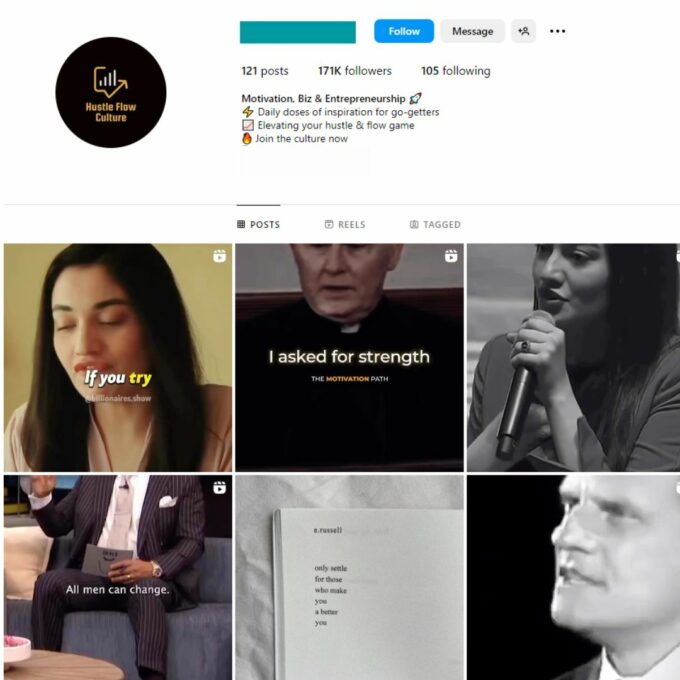 Buy Jason Statham Instagram Account with 360K Followers