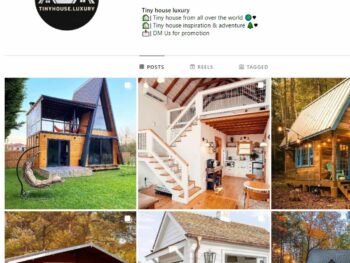 Buy Luxury Tiny Houses Instagram Account with 14K Followers