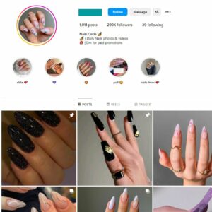 Buy Nails Beauty Instagram Account with 200K Followers