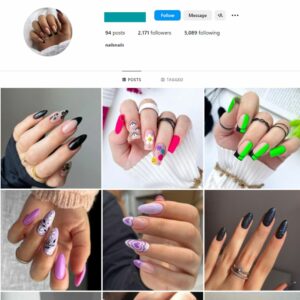 Buy Nails Fashion Instagram Account with 2K Followers