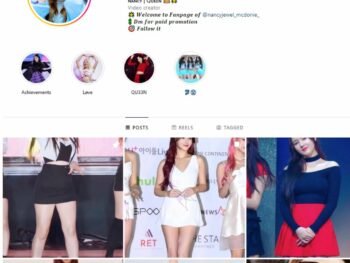 Buy Nancy Jewel McDonie Fan Account with 240K Followers