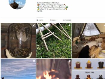 Buy Survival Outdoor Adventure Instagram Account with 110K Followers