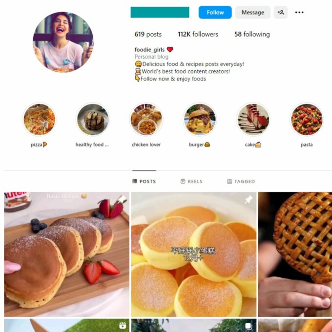 Buy Viral Food Instagram Account with 110K Followers