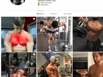 105K Workout Fitness Gym Instagram Account for Sale