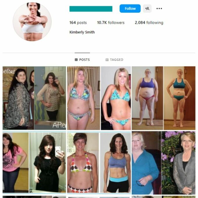 10K Fitness Fat-loss Instagram Account for sale