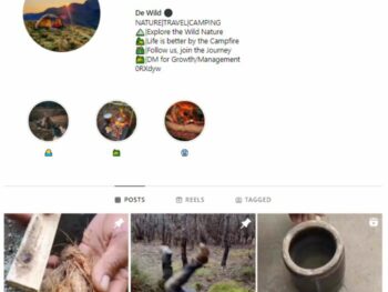 190k Camping Outdoors Instagram Account for sale