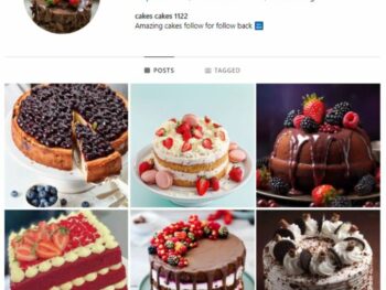 1K Desserts Cakes Instagram Account for sale