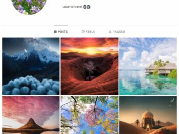 1K Destinations Travel Instagram Account for sale