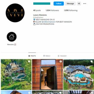 1K Luxury Mansions Instagram Account