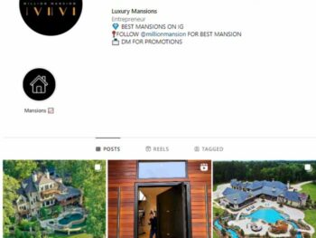 1K Luxury Mansions Instagram Account